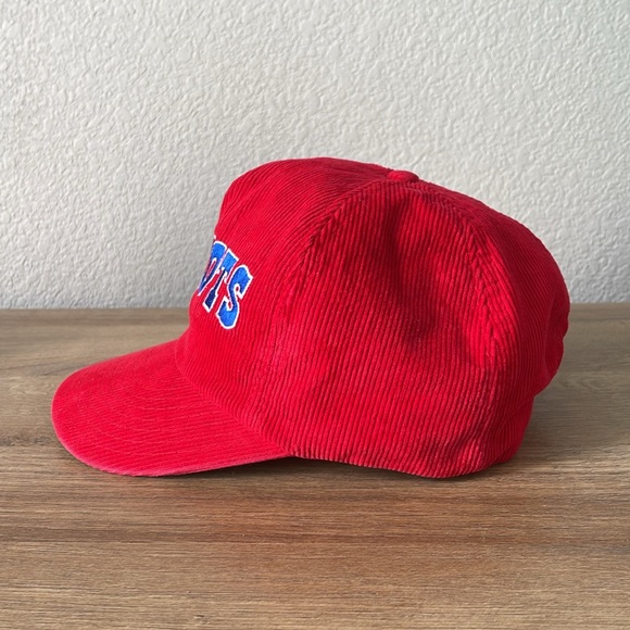 80s New England Patriots Vintage Corduroy NFL Snapback Hat – OS - Picture 4 of 8